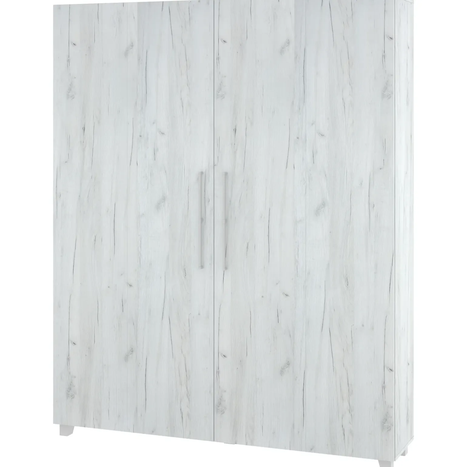 Letto a scomparsa verticale 160x200cm matrimoniale bianco pino Calvin Gihome®