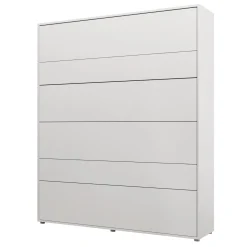 Letto a scomparsa verticale 180x200 cm matrimoniale oversize bianco Camelio