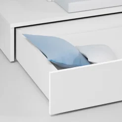Letto a soppalco con armadio 324x180cm bianco 2 letti Diego Gihome®