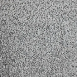 Letto alla francese 140x200cm con rete contenitore imbottito tessuto bouclé grigio Aluna
