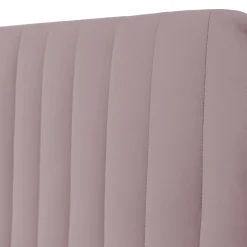 Letto contenitore alla francese 140x200cm imbottito velluto rosa Poffi