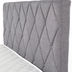 Letto matrimoniale con cassettoni 160x200cm grigio nero Galileo