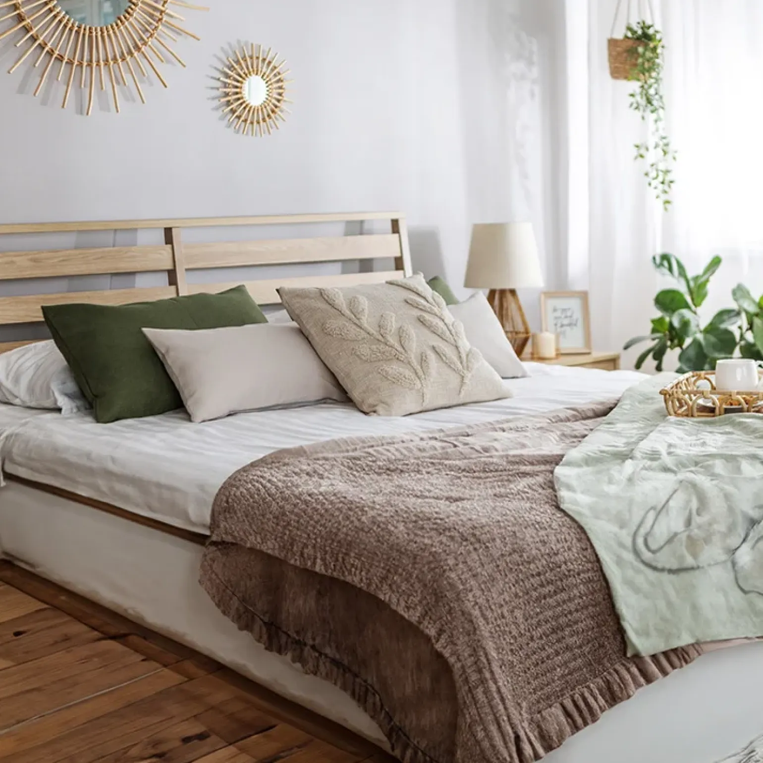 Letto matrimoniale contenitore 160x200cm rovere Noor