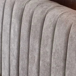 Letto matrimoniale imbottito 160x200cm grigio chiaro Varano