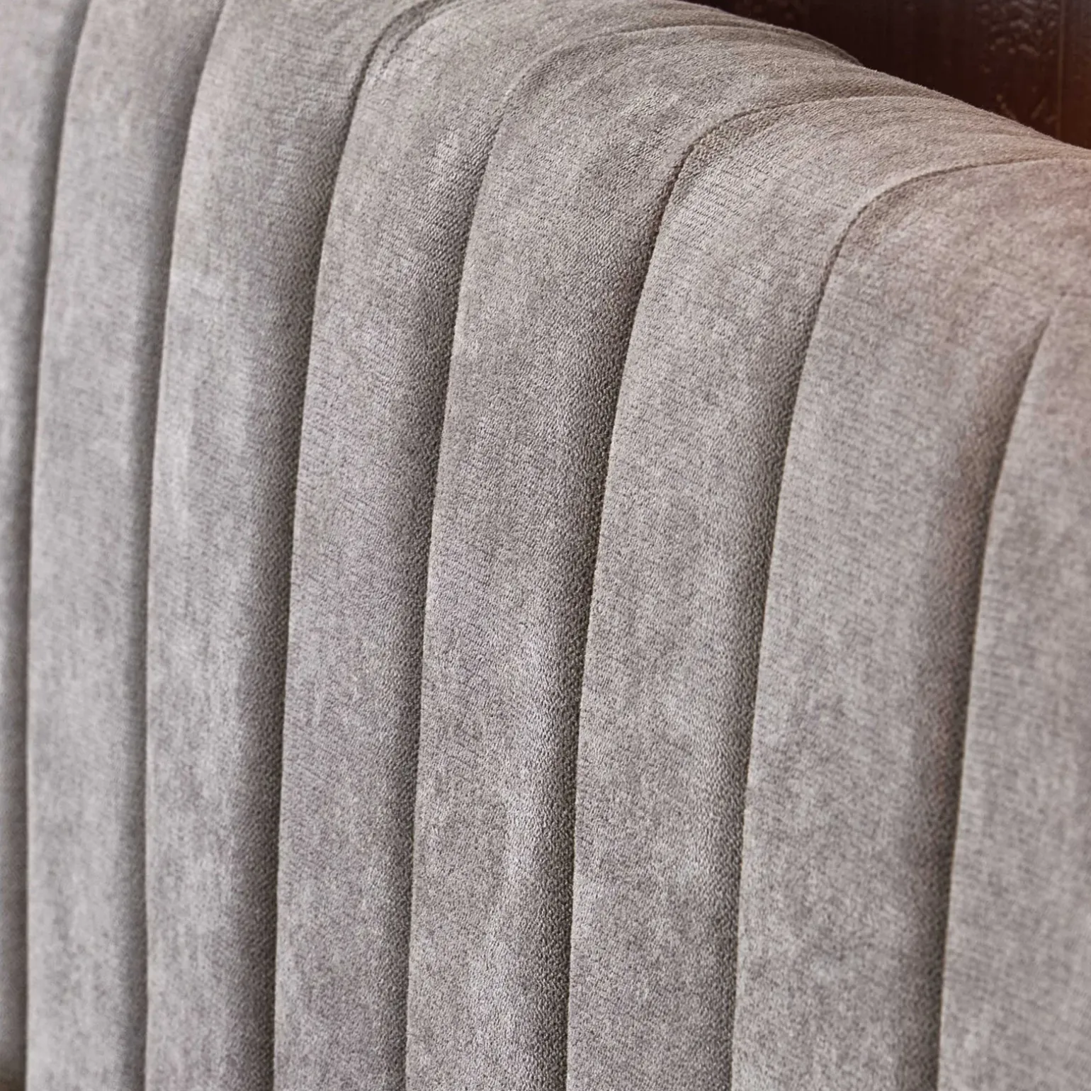 Letto matrimoniale imbottito 160x200cm grigio chiaro Varano