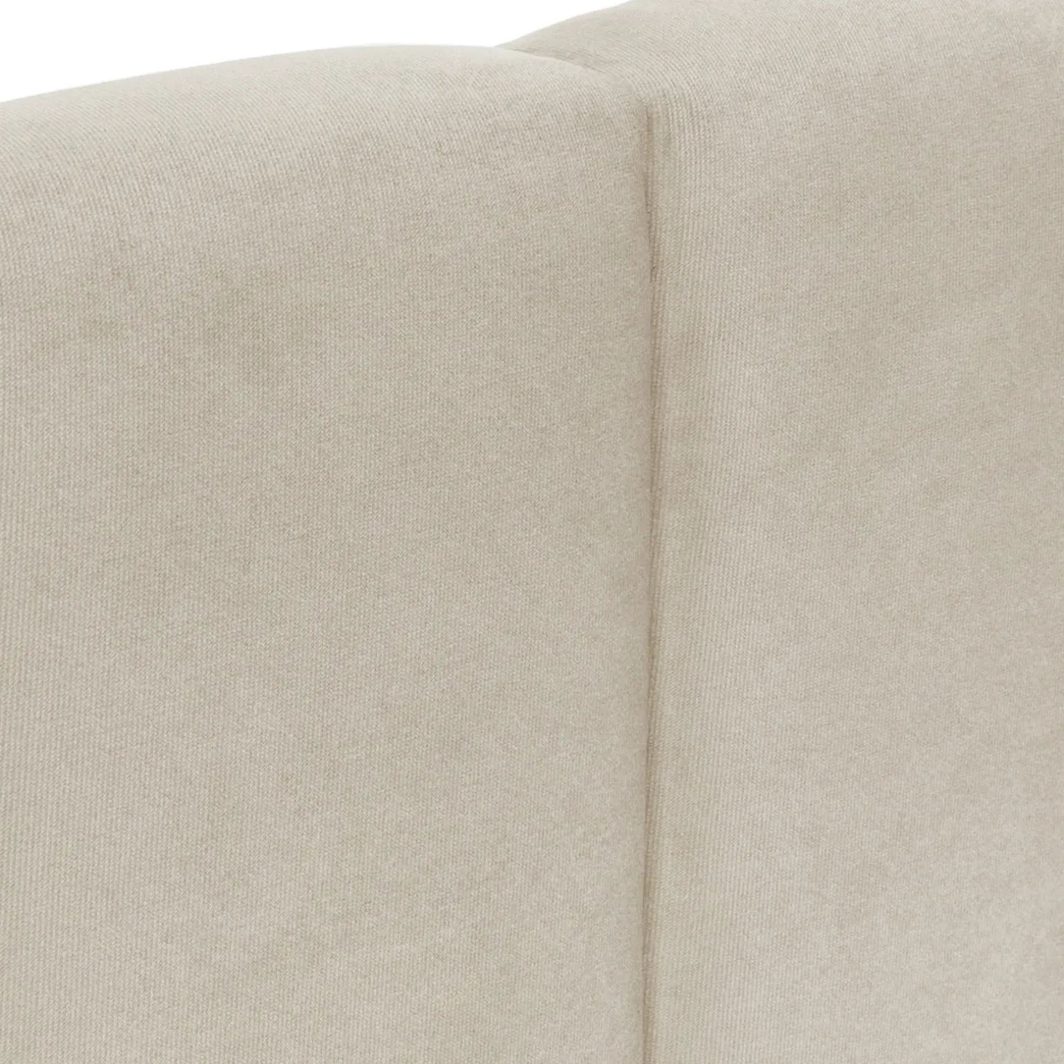 Letto matrimoniale oversize 180x200 cm con rete contenitore imbottito beige Cometa