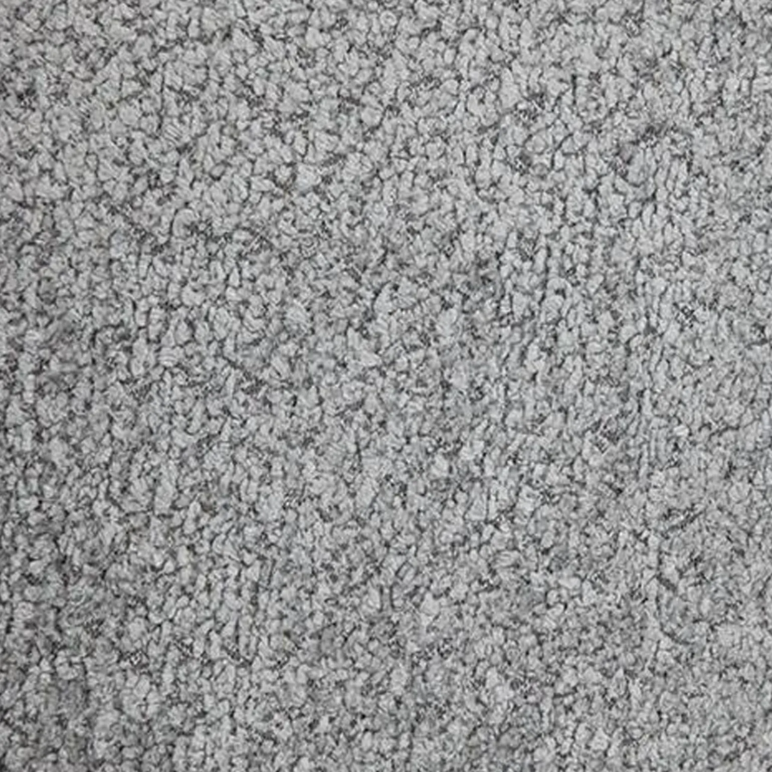 Letto matrimoniale 160x200cm con rete contenitore imbottito tessuto bouclé grigio Aluna