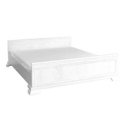 Letto matrimoniale 160x200cm shabby bianco frassinato Kelly