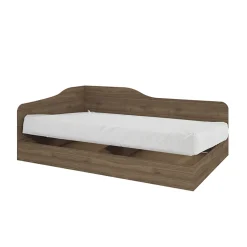 Letto singolo contenitore 82x190cm noce Alex Gihome®