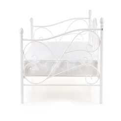 Letto singolo 90x200cm moderno con testiera bianco Azahara