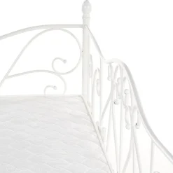 Letto singolo 90x200cm moderno con testiera bianco Azahara