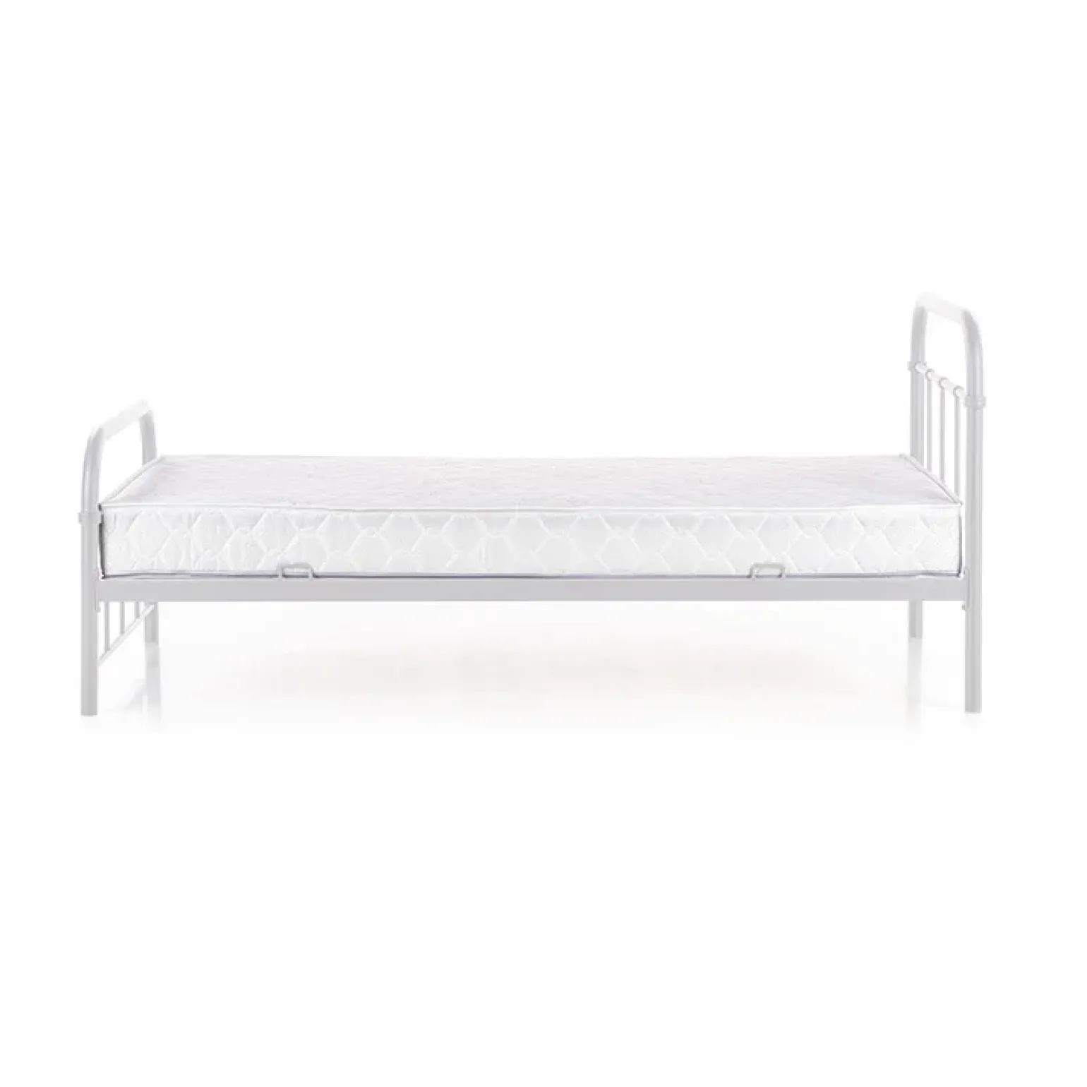 Letto singolo 90x200cm moderno bianco Stella