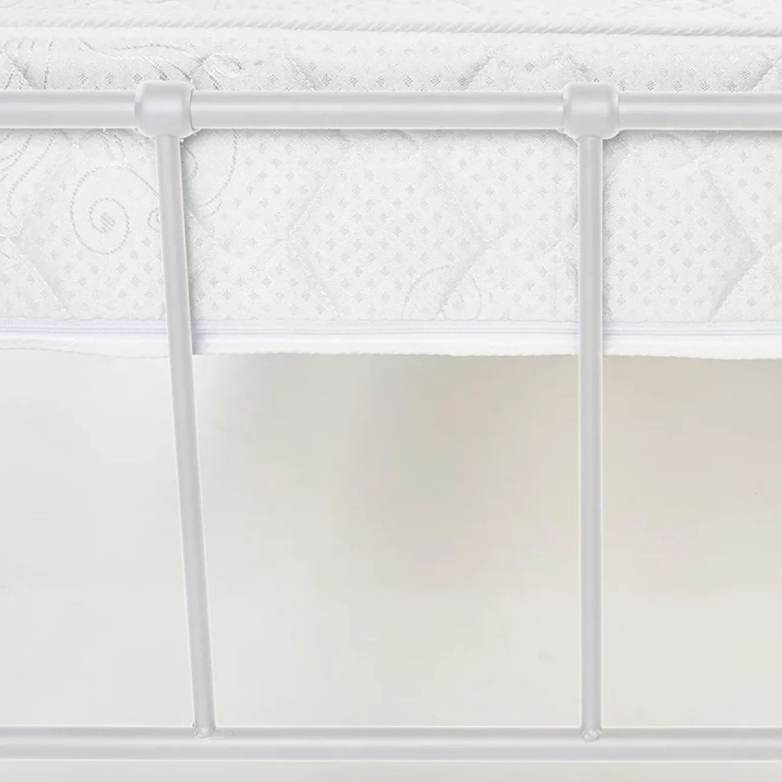Letto singolo 90x200cm moderno bianco Stella