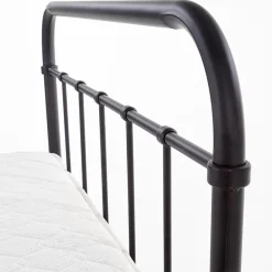 Letto una piazza e mezza moderno 120x200cm nero Stella