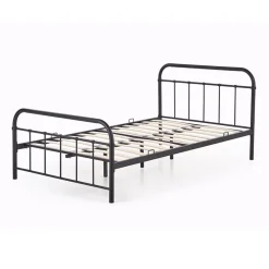 Letto una piazza e mezza moderno 120x200cm nero Stella