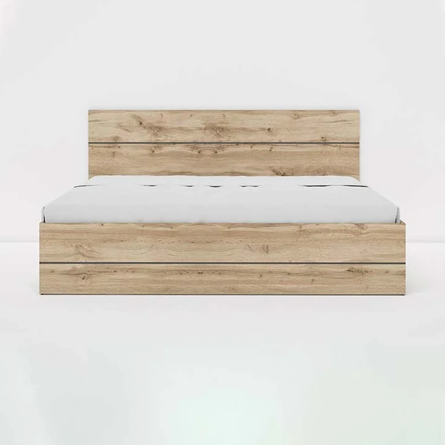 Letto 160x200cm matrimoniale contenitore moderno quercia Tamika