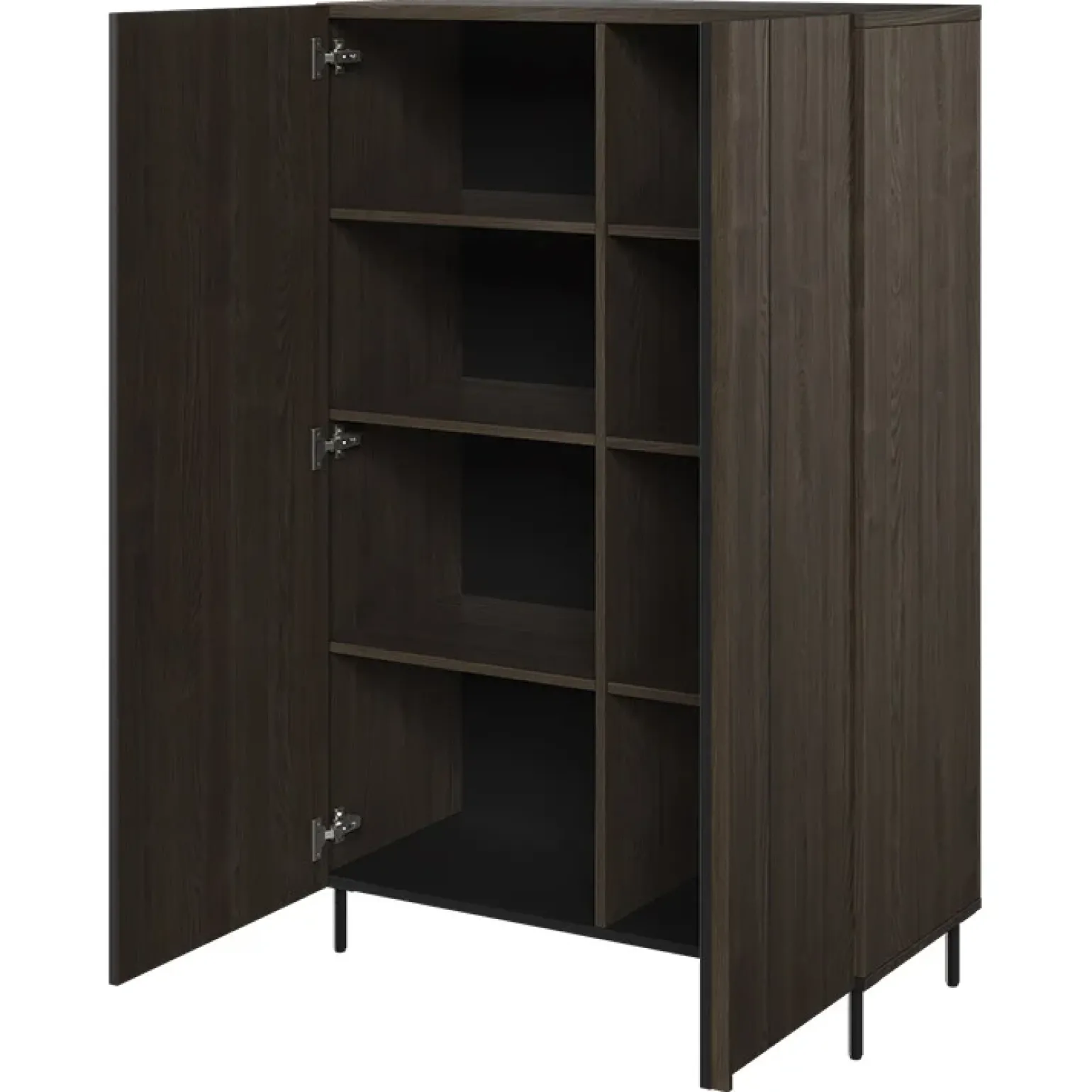 Madia alta 92x144h cm 2 ante wengè Blackwood