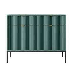 Madia 104x83h cm 2 ante 2 cassetti moderna design verde Alisa