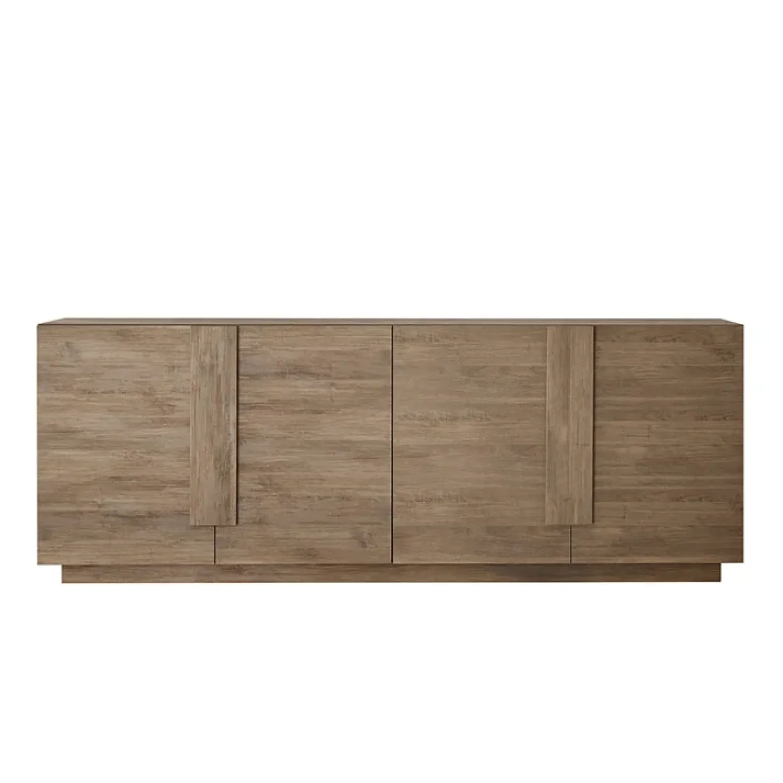 Madia 241x90h cm 4 ante moderna rovere Alvarez