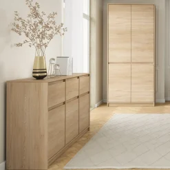 Madia 138x87h cm 3 ante moderna rovere Funny