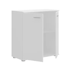 Madia 71x76h cm 2 ante moderna bianco Ely