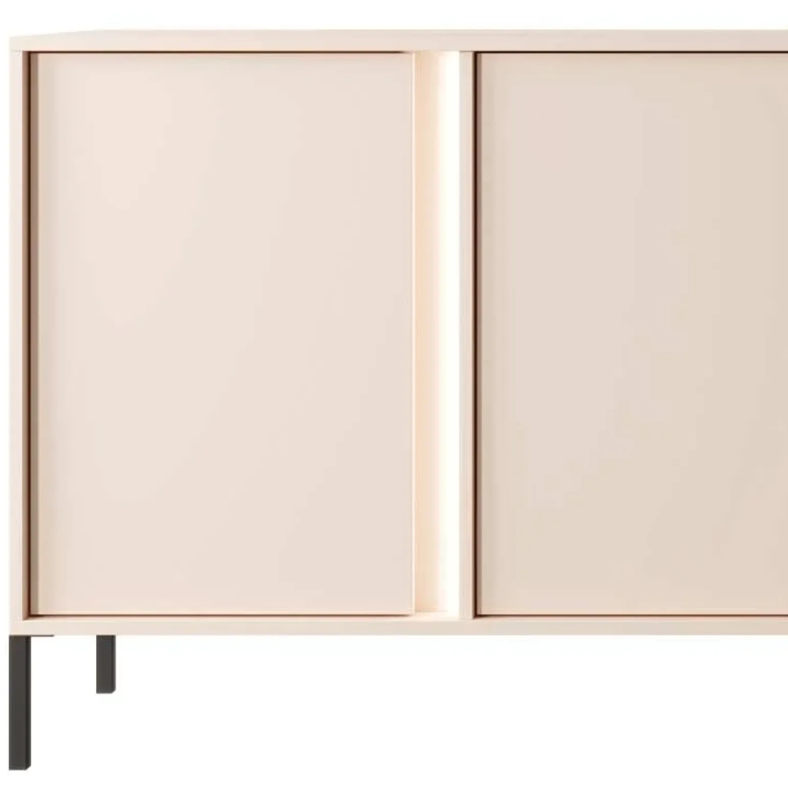 Madia 203x82h cm 4 ante moderna beige Melly