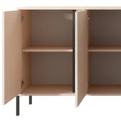 Madia 203x82h cm 4 ante moderna beige Melly
