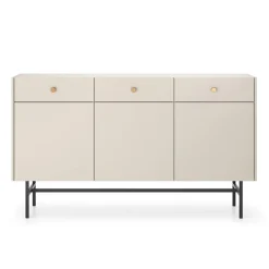 Madia 155x90h cm 3 ante moderna beige Eterna