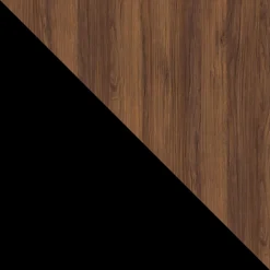 Madia 102x118h cm 4 ante soggiorno noce nero Wild
