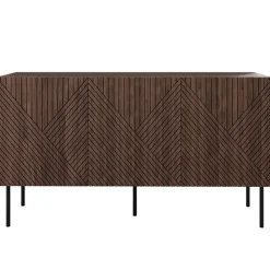 Madia 150x70h cm 3 antenoce scuro con frontali serigrafati Savanna