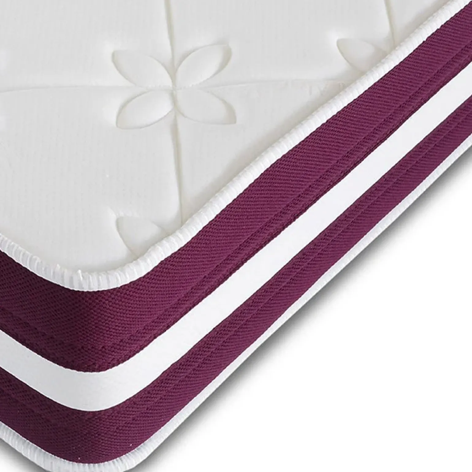 Materasso alla francese 140x200cm doppio strato memory antiacaro H. 24cm Superior Memory