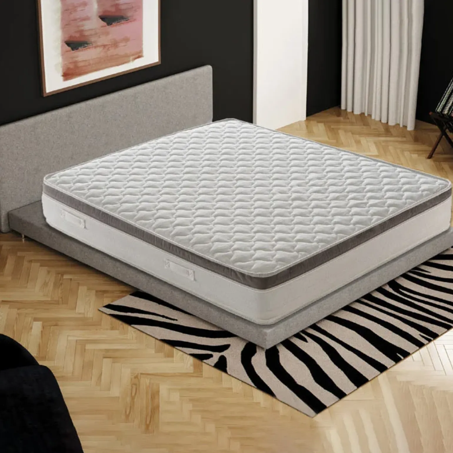 Materasso matrimoniale memory 180x200cm con molle Dolce Sonno
