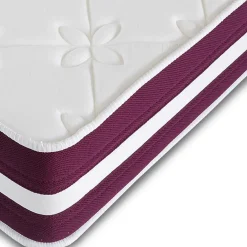 Materasso matrimoniale 180x200cm doppio strato memory antiacaro H. 24cm Superior Memory