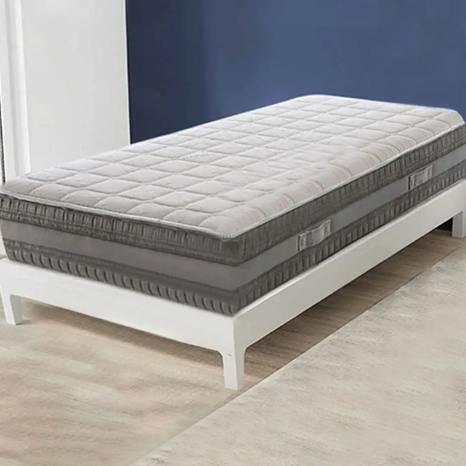 Materasso singolo memory sfoderabile 90x190cm schiumato Silver
