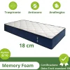 Materasso singolo 80x200cm memory lato estivo e invernale H. 18cm Basic Dream 50