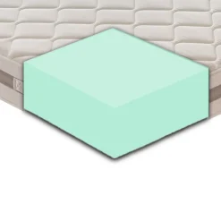 Materasso 90x190cm singolo schiumato ad acqua Ambra