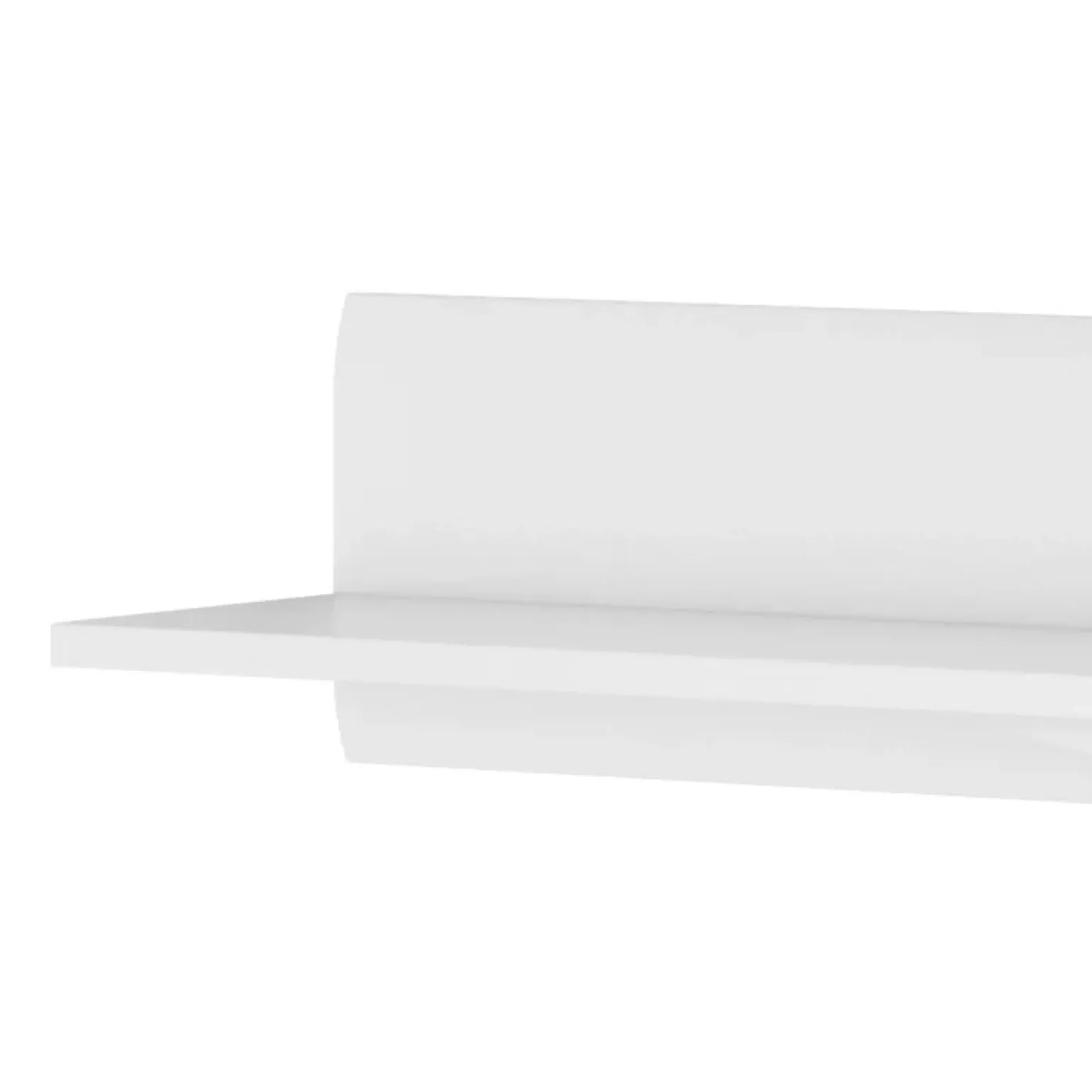 Mensola 180x22h cm da parete bianco opaco e lucido Maiorca