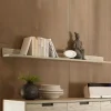 Mensola 158x10h cm da parete moderna soggiorno sherwood oak Juvena