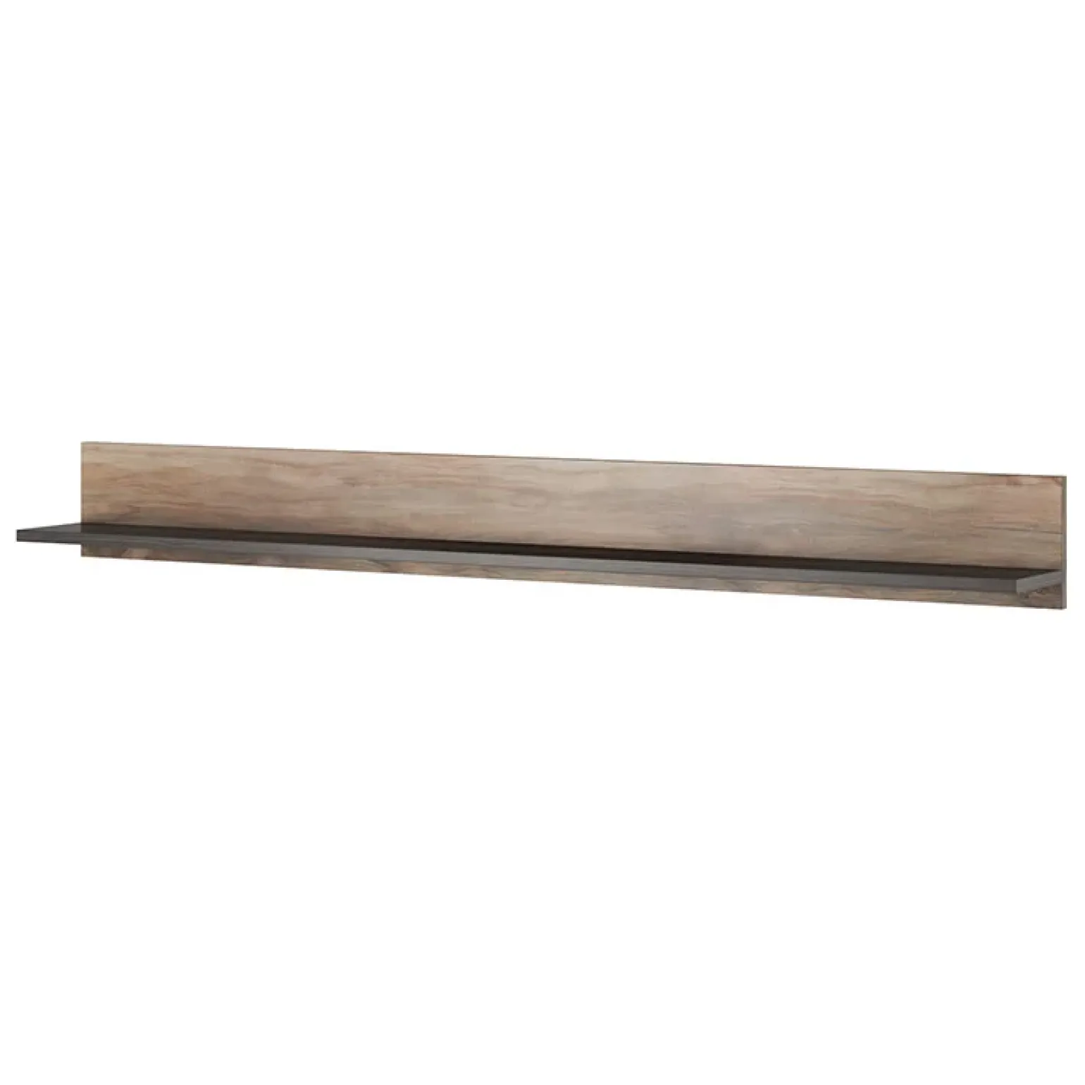 Mensola 180x20h cm da parete noce rovere grigio Paloma 2