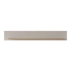 Mensola 160x24h cm da parete rovere tortora lucido Jumbo