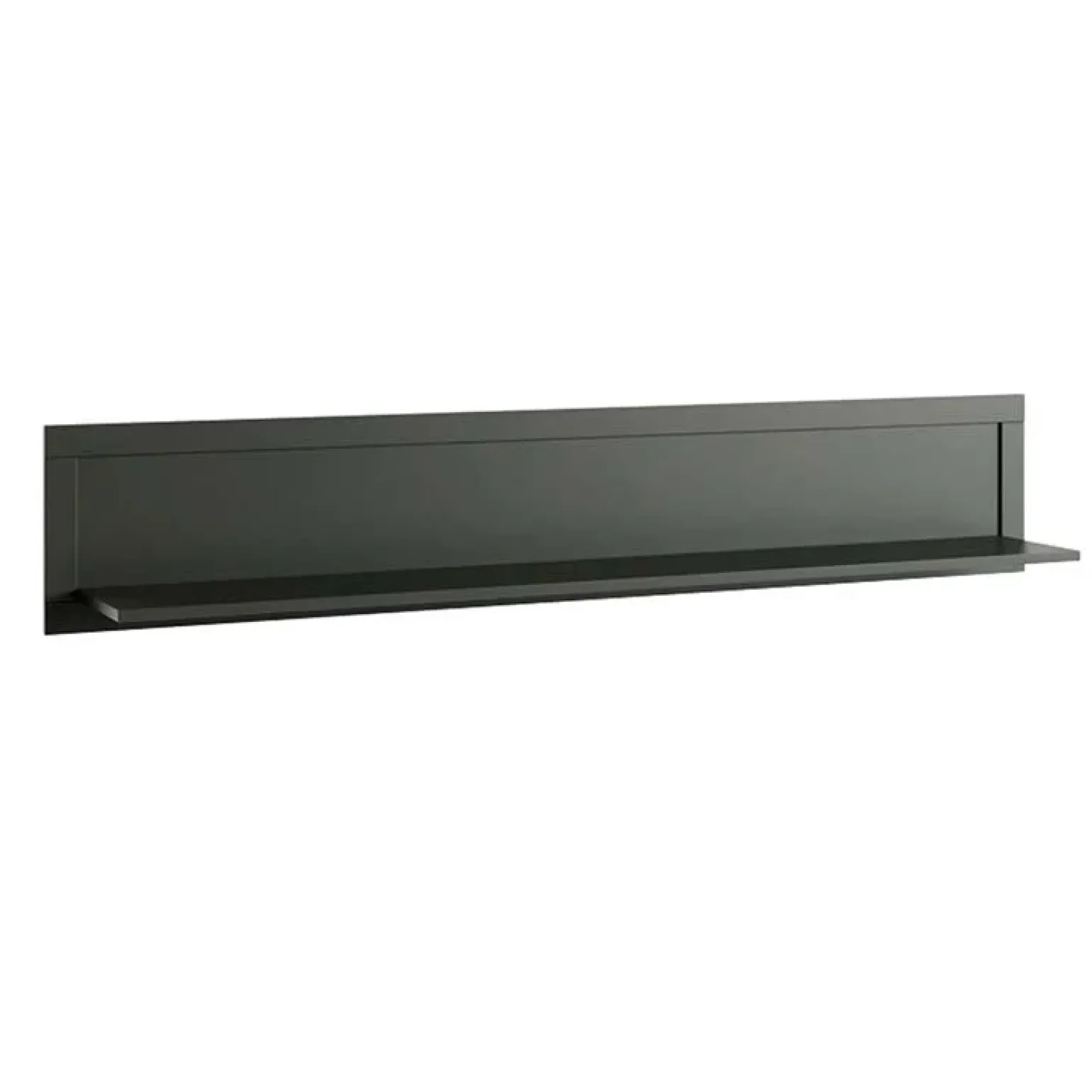 Mensola 177x32h cm da parete soggiorno verde scuro Texel