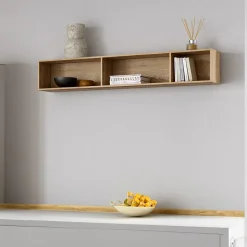 Mensola 145x24h cm rovere nero Alabaster