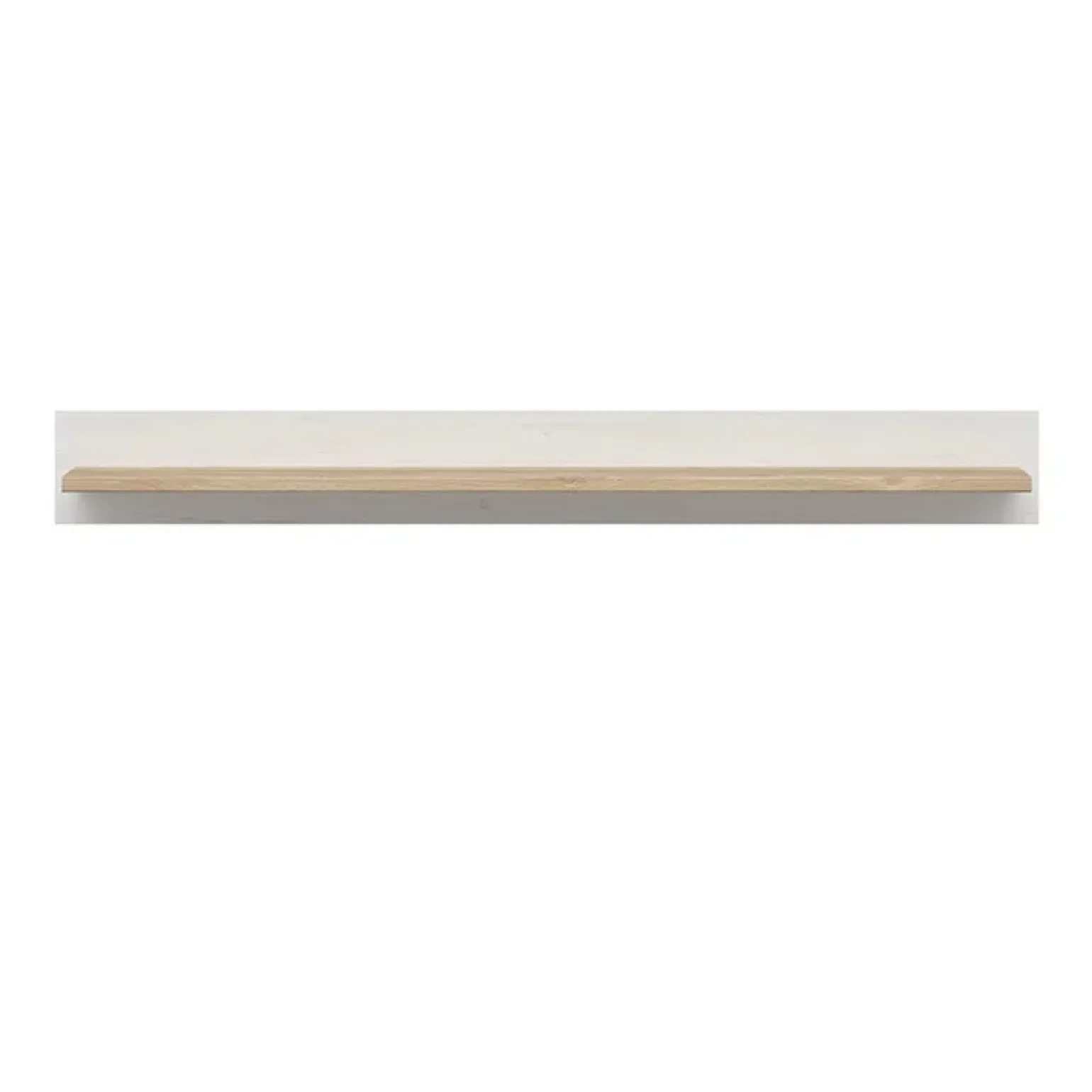 Mensola 143x17h cm soggiorno bianco frassinato rovere Lars
