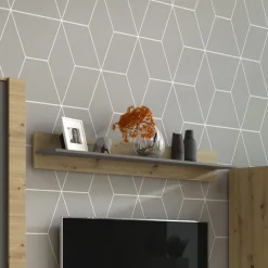 Mensola 138x20h cm soggiorno rovere Noa Gihome®