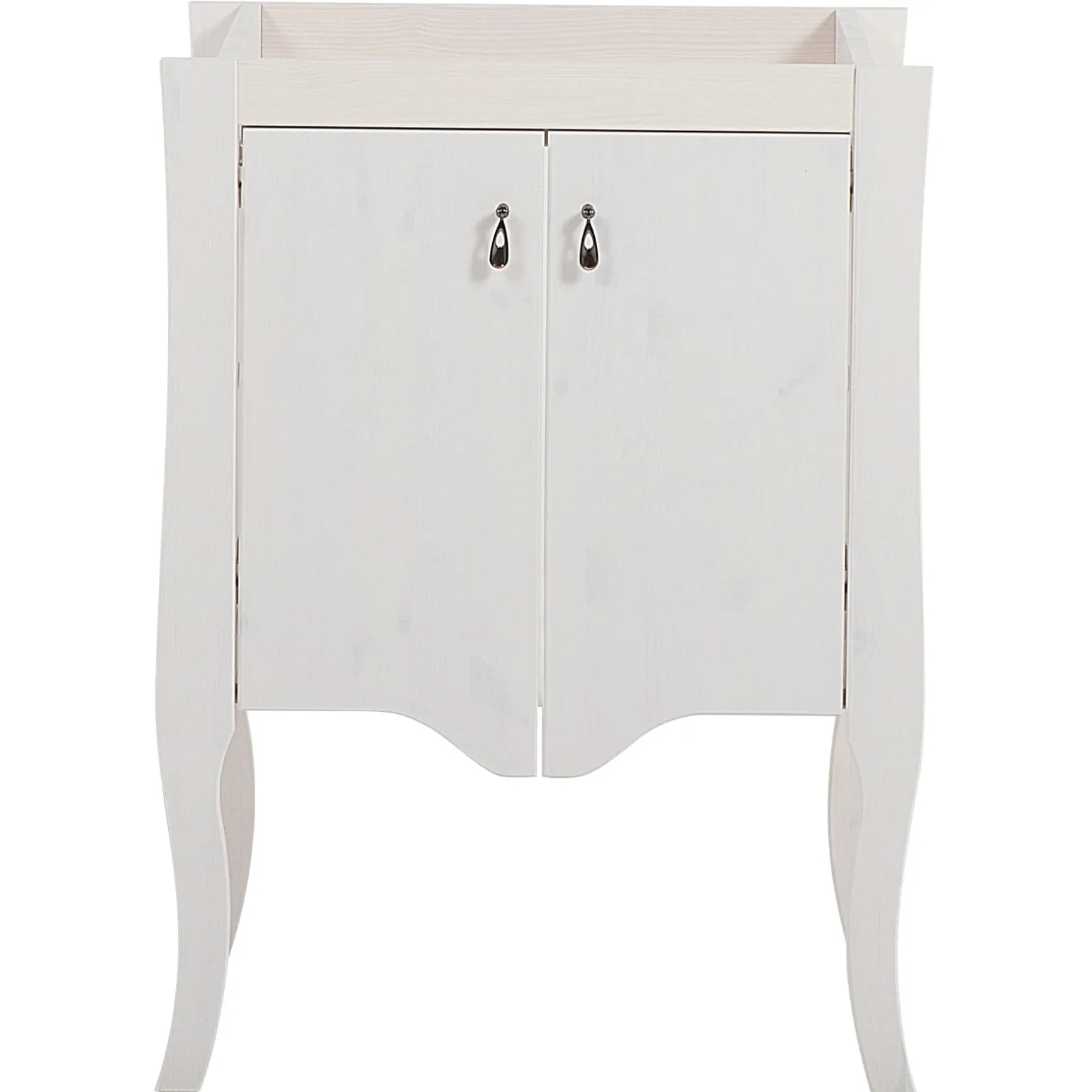 Mobile bagno classico 60cm con lavabo 2 ante bianco Brigit