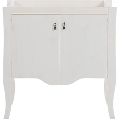 Mobile bagno classico 80cm con lavabo 2 ante bianco Brigit