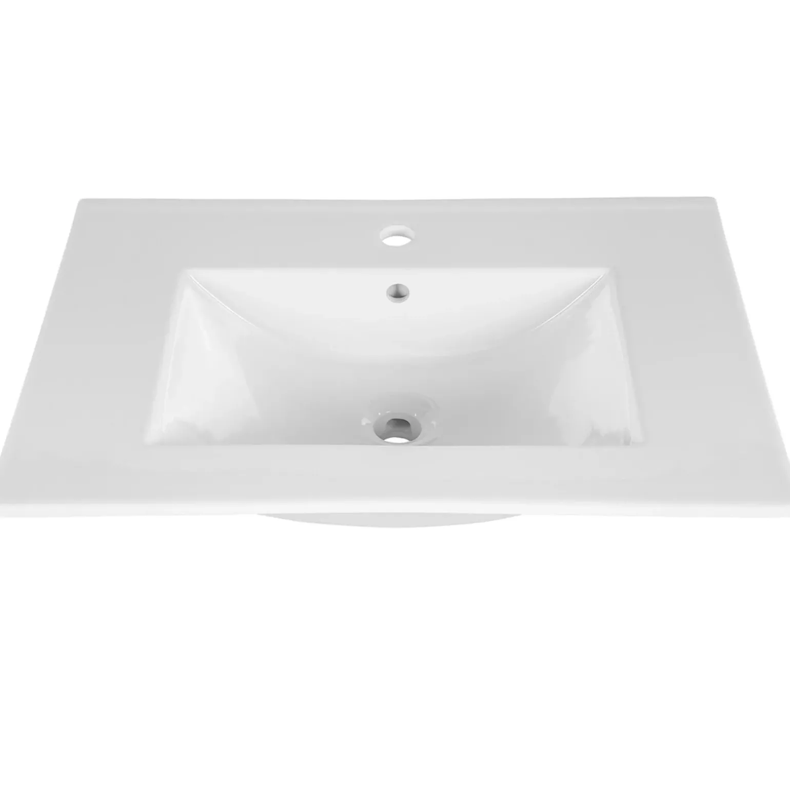 Mobile bagno classico 80cm con lavabo 2 ante bianco Brigit