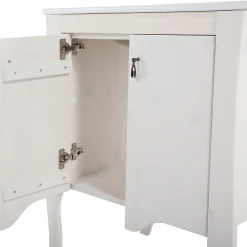 Mobile bagno classico 80cm con lavabo 2 ante bianco Brigit