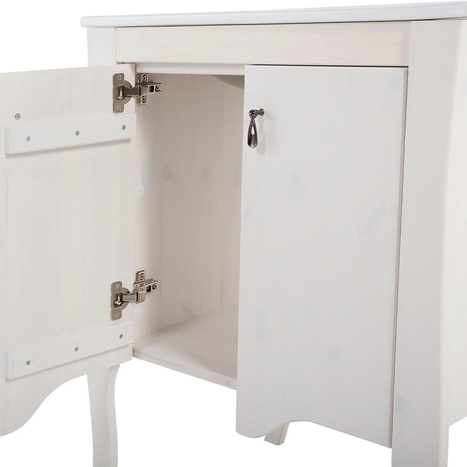 Mobile bagno classico 80cm con lavabo 2 ante bianco Brigit