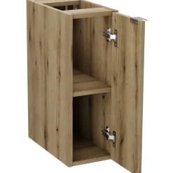 Mobile bagno sospeso cannettato 140cm 4 cassetti verde salvia rovere Greeny
